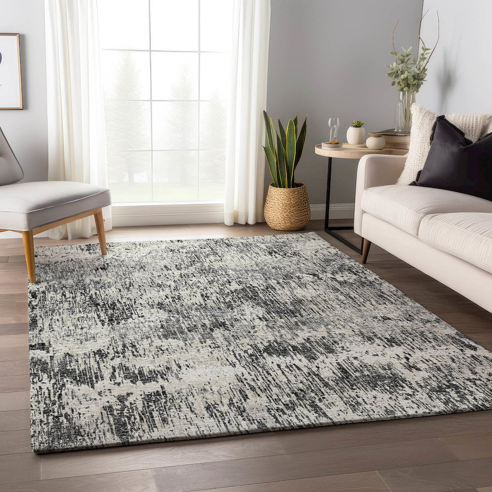 Premium Machine Washable Mayfield  Gray 3' x 5' Rug