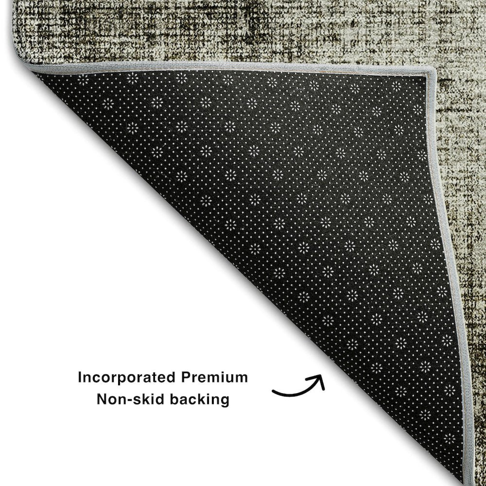 Premium Machine Washable Mayfield AMF679 Taupe 2'3" x 7'6" Runner Rug