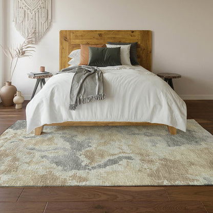 Premium Machine Washable Mayfield  Beige 3' x 5' Rug