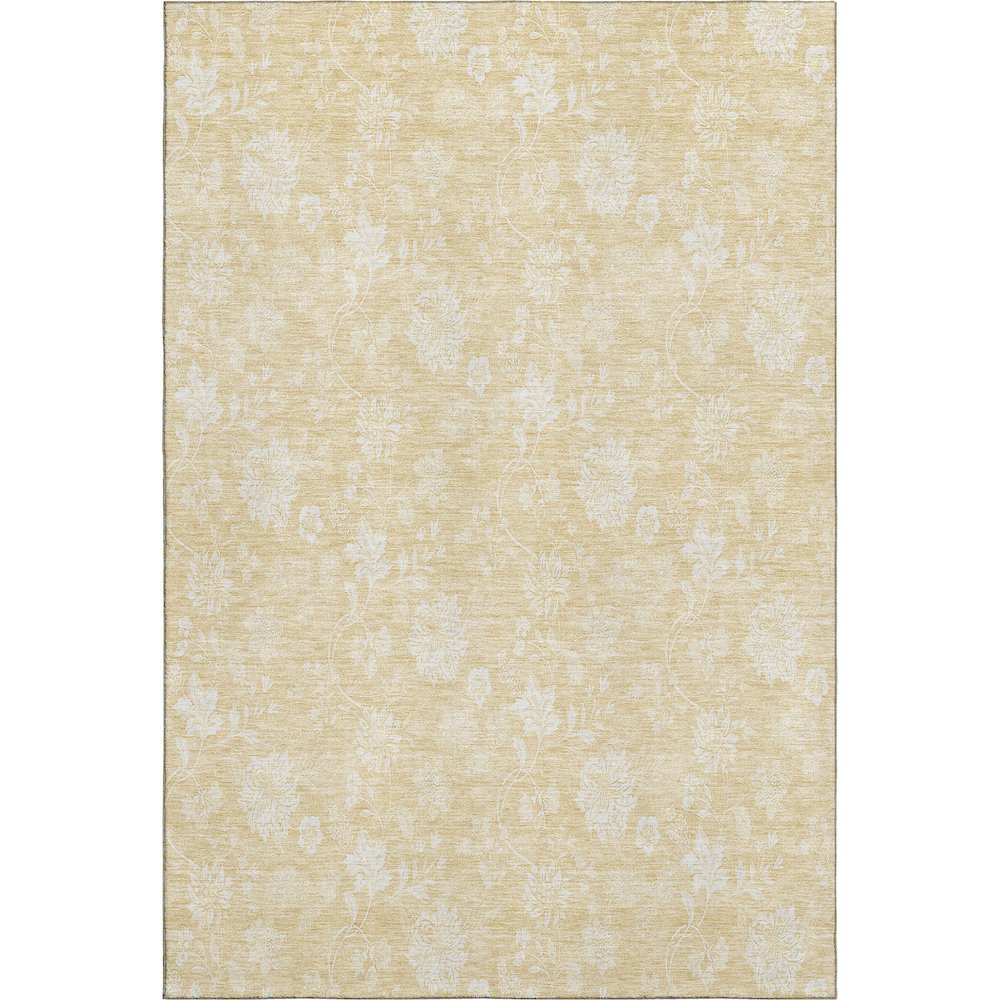 Premium Machine Washable Mayfield AMF681 Honey 3' x 5' Rug