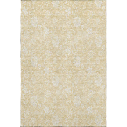 Premium Machine Washable Mayfield AMF681 Honey 3' x 5' Rug