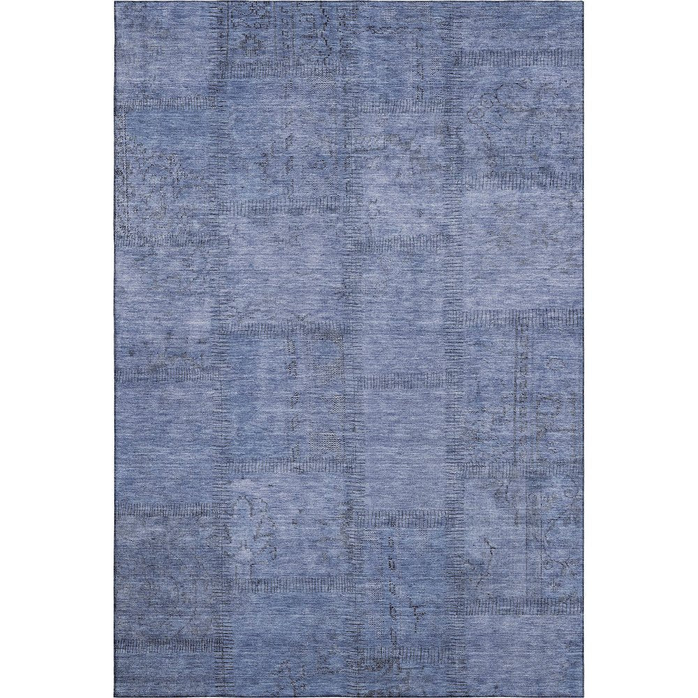 Premium Machine Washable Mayfield AMF685 Blue 3' x 5' Rug