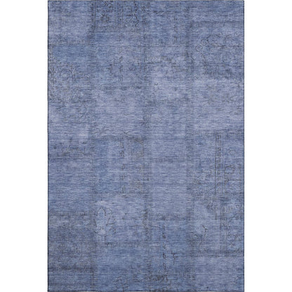 Premium Machine Washable Mayfield AMF685 Blue 3' x 5' Rug