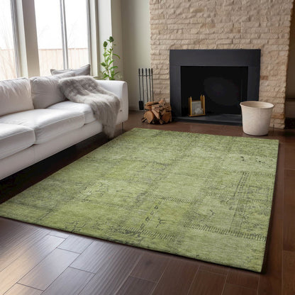 Premium Machine Washable Mayfield AMF685 Fern 3' x 5' Rug