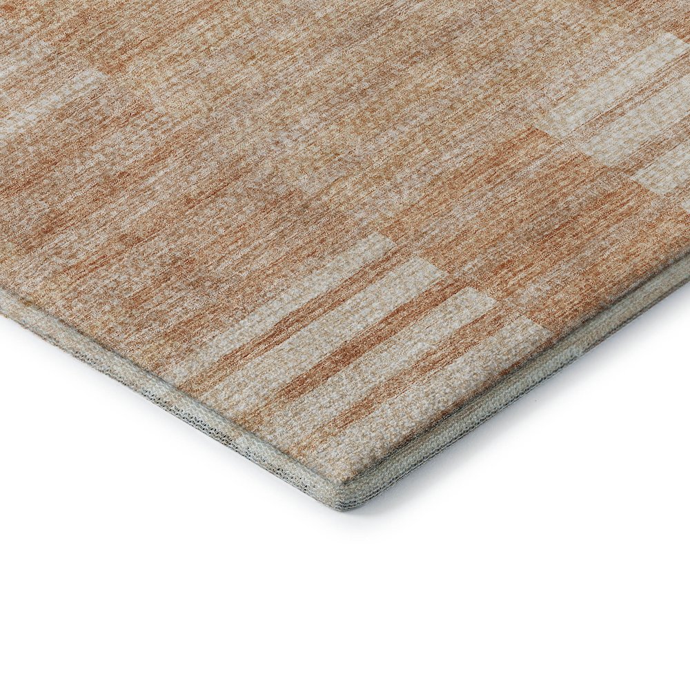 Premium Machine Washable Mayfield AMF686 Salmon 2'3" x 7'6" Runner Rug