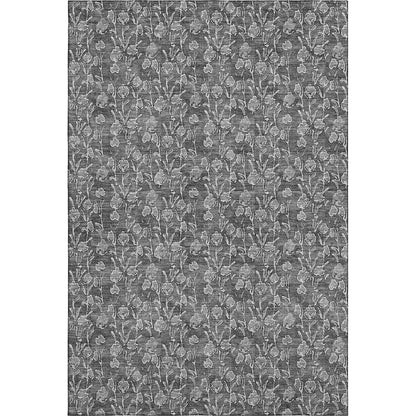Premium Machine Washable Mayfield AMF692 Gray 3' x 5' Rug