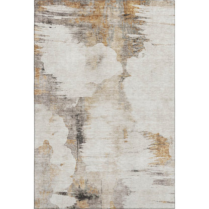 Premium Machine Washable Mayfield AMF710 Beige 3' x 5' Rug