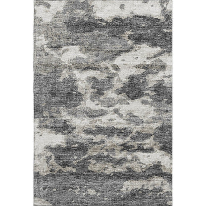 Premium Machine Washable Mayfield  Black 3' x 5' Rug