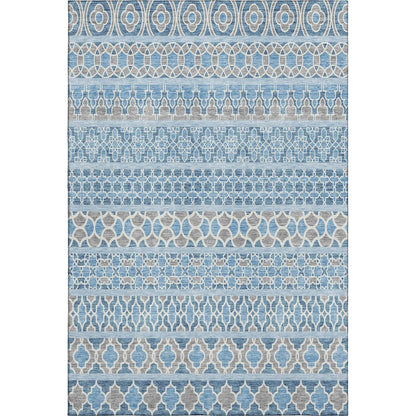 Premium Machine Washable Mayfield AMF726 Sky 3' x 5' Rug