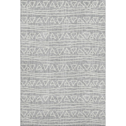 Premium Machine Washable Mayfield AMF730 Gray 3' x 5' Rug