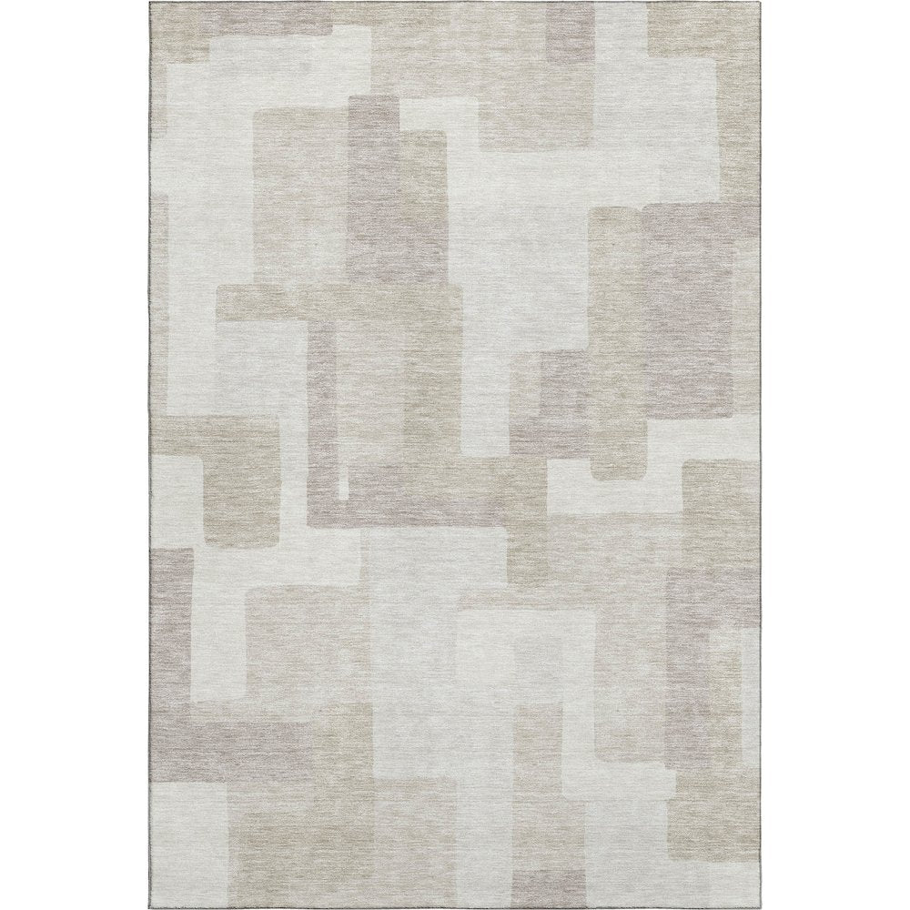 Premium Machine Washable Mayfield AMF740 Beige 3' x 5' Rug