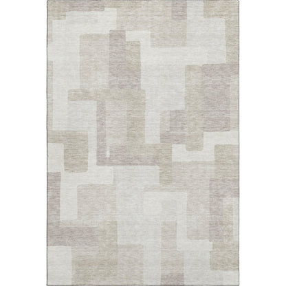 Premium Machine Washable Mayfield AMF740 Beige 3' x 5' Rug