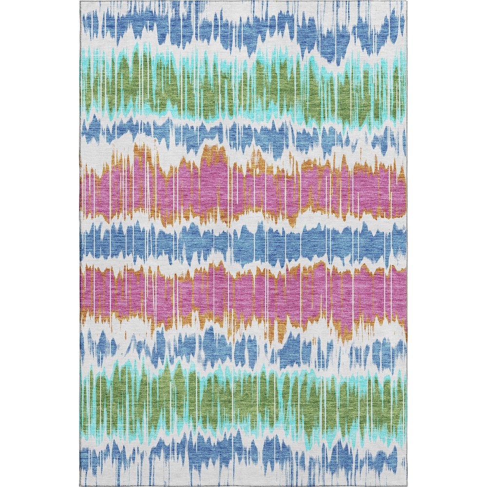 Premium Machine Washable Mayfield AMF755 White 3' x 5' Rug