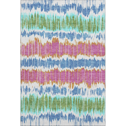 Premium Machine Washable Mayfield AMF755 White 3' x 5' Rug