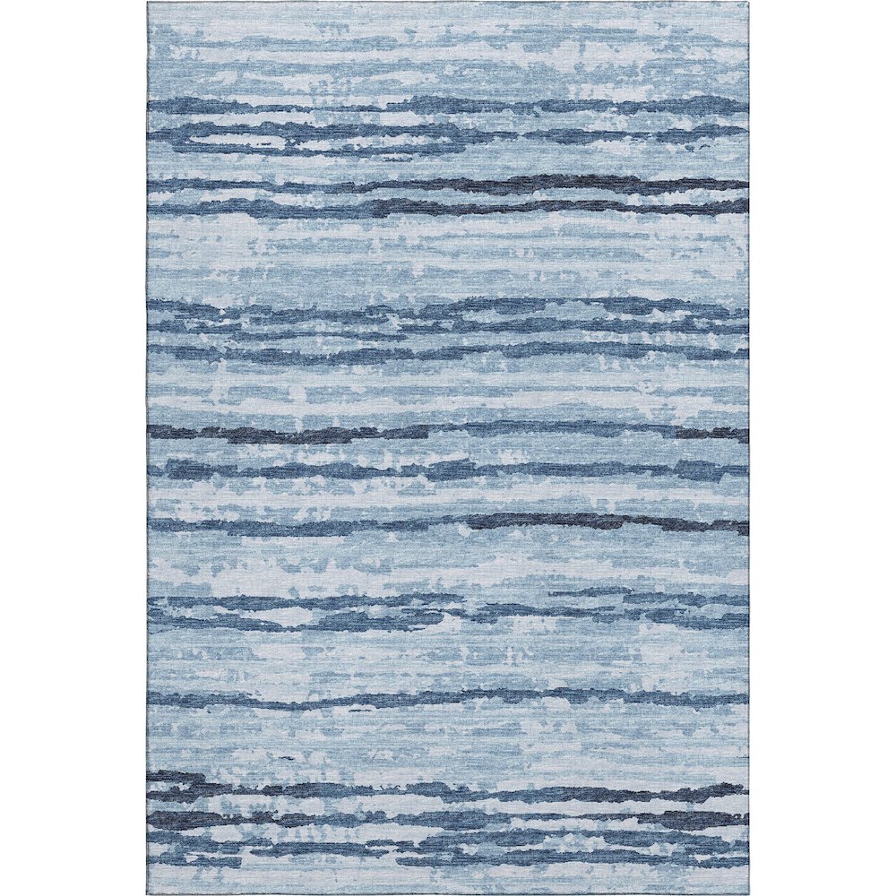 Premium Machine Washable Mayfield  Blue 3' x 5' Rug