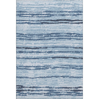 Premium Machine Washable Mayfield  Blue 3' x 5' Rug