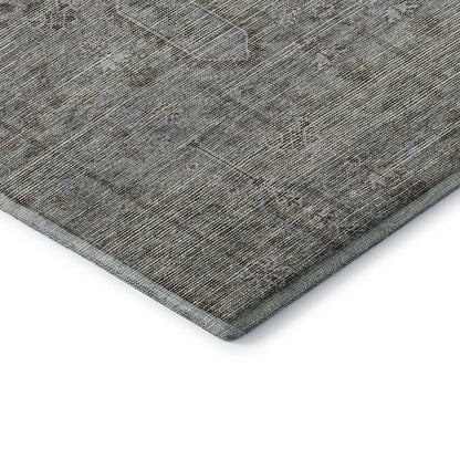 Premium Machine Washable Mayfield AMF790 Granite 2'3" x 7'6" Runner Rug