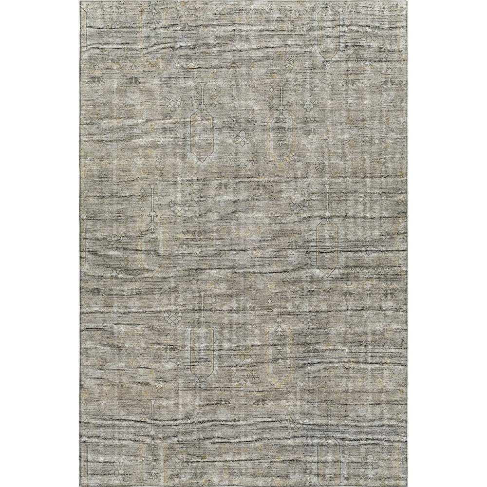 Premium Machine Washable Mayfield AMF790 Taupe 3' x 5' Rug