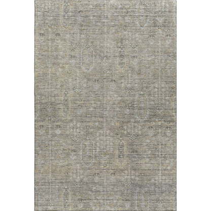 Premium Machine Washable Mayfield AMF790 Taupe 3' x 5' Rug