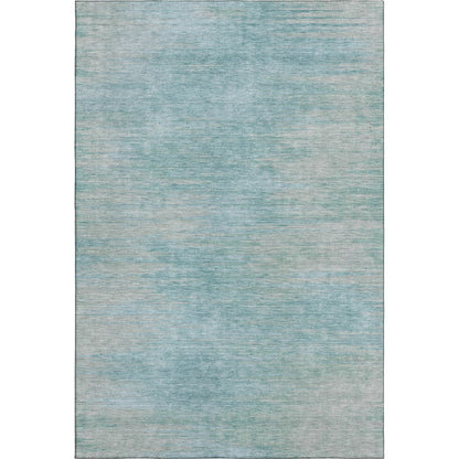 Premium Machine Washable Mayfield AMF794 Aqua 3' x 5' Rug