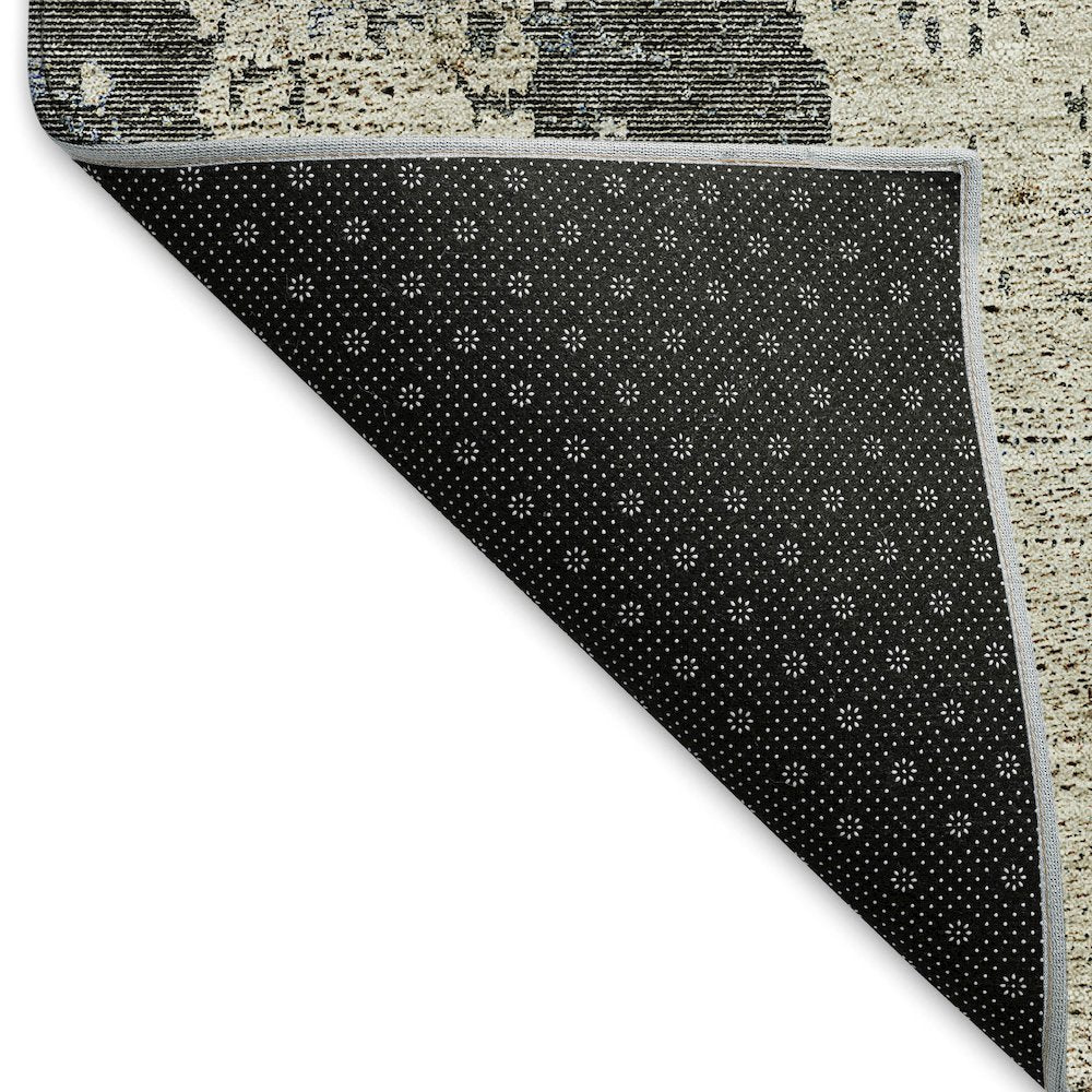 Premium Machine Washable Mayfield AMF797 Beige 2'3" x 7'6" Runner Rug