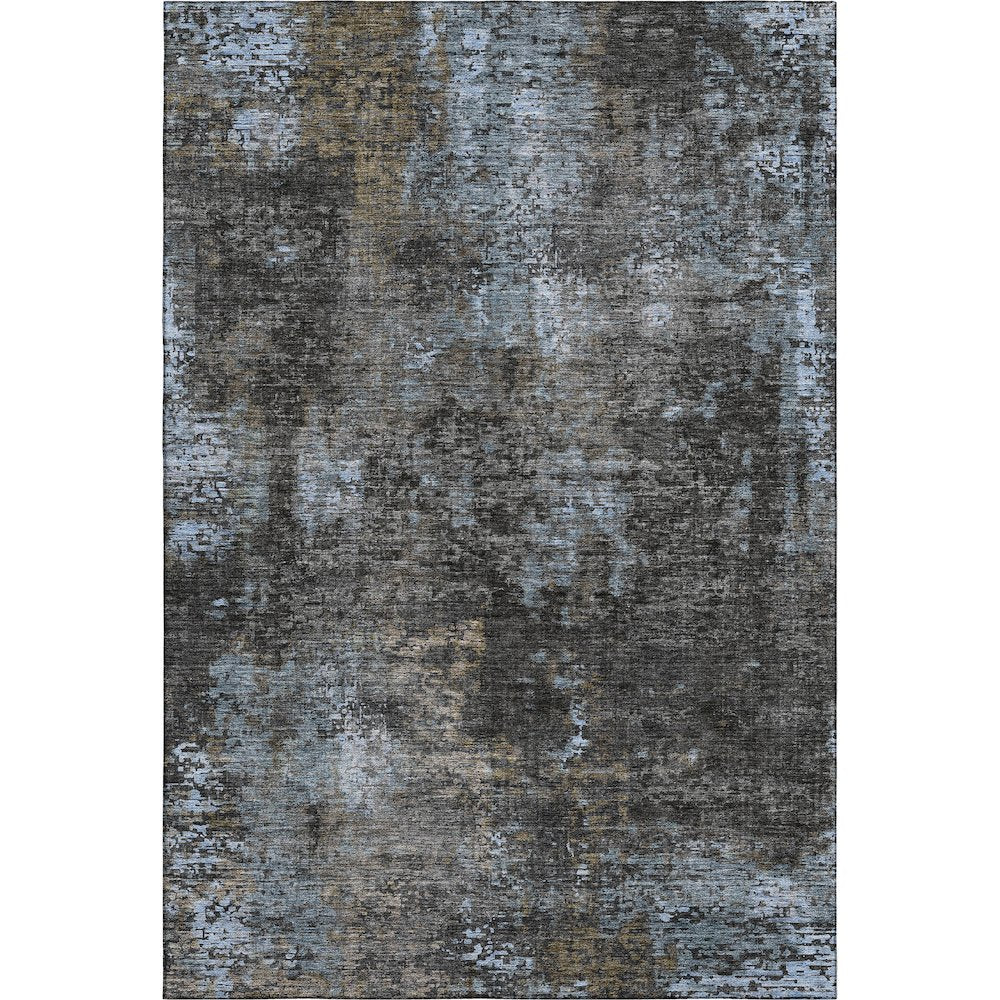 Premium Machine Washable Mayfield AMF815 Graphite 3' x 5' Rug