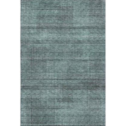 Premium Machine Washable Mayfield AMF820 Teal 3' x 5' Rug