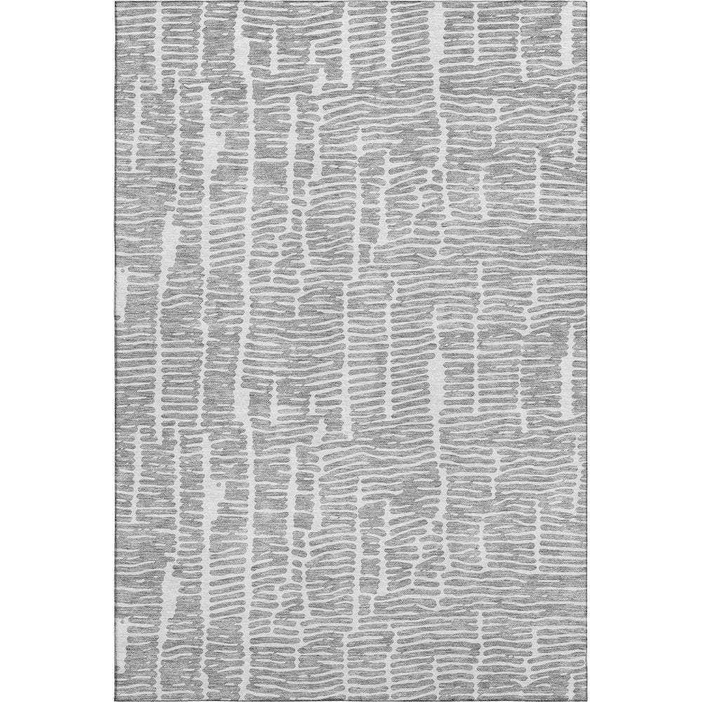 Premium Machine Washable Mayfield AMF830 Gray 3' x 5' Rug