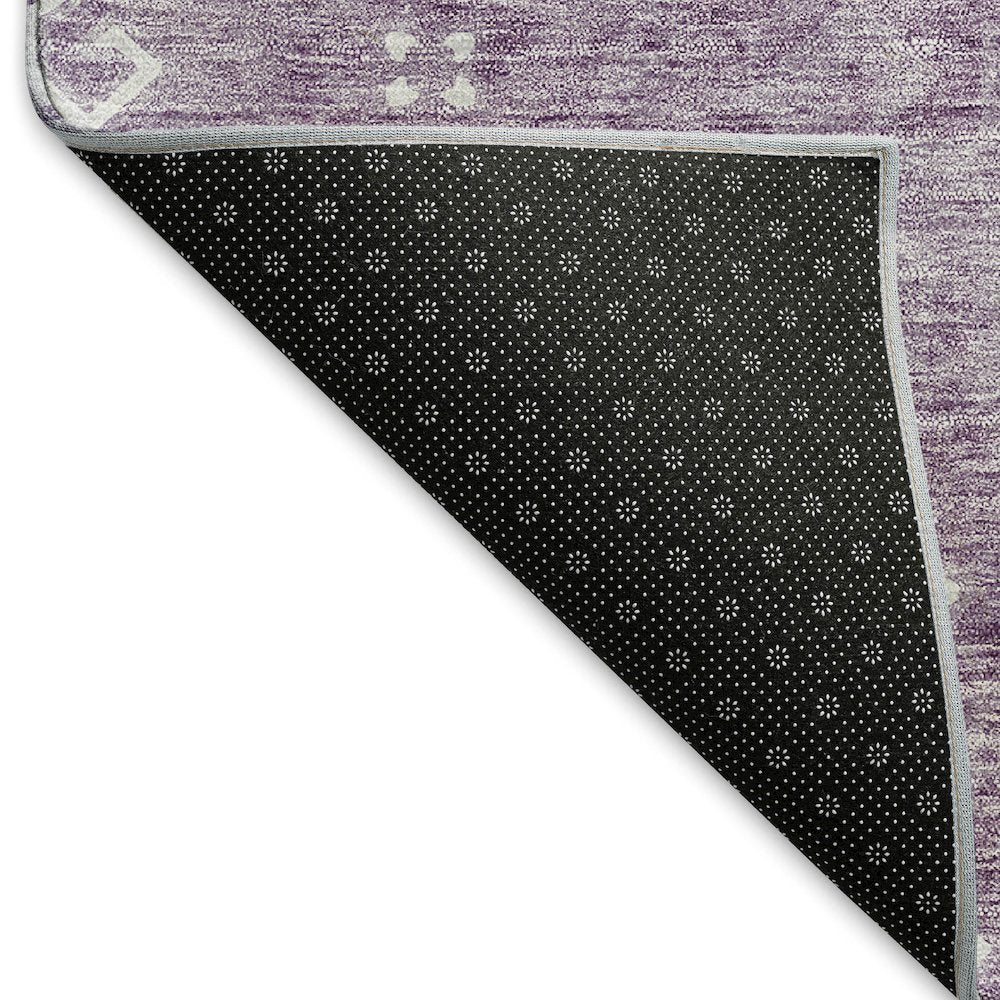 Premium Machine Washable Mayfield AMF847 Lavender 2'3" x 7'6" Runner Rug