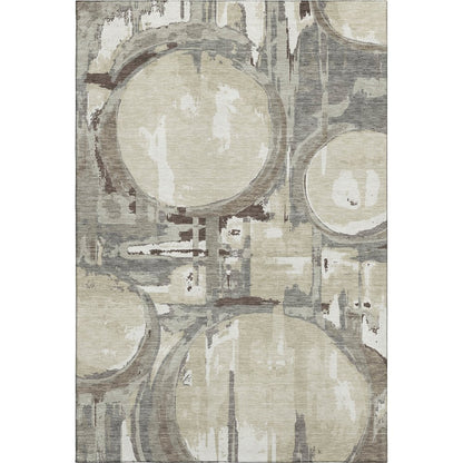 Premium Machine Washable Mayfield AMF855 Tan 3' x 5' Rug