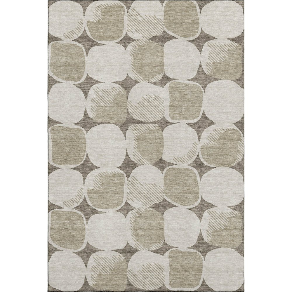 Premium Machine Washable Mayfield AMF870 Taupe 3' x 5' Rug