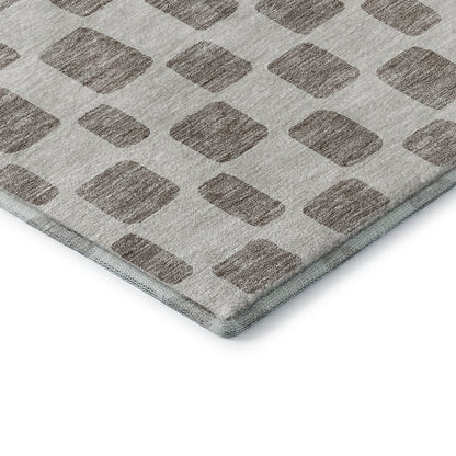 Premium Machine Washable Mayfield AMF871 Taupe 2'3" x 7'6" Runner Rug
