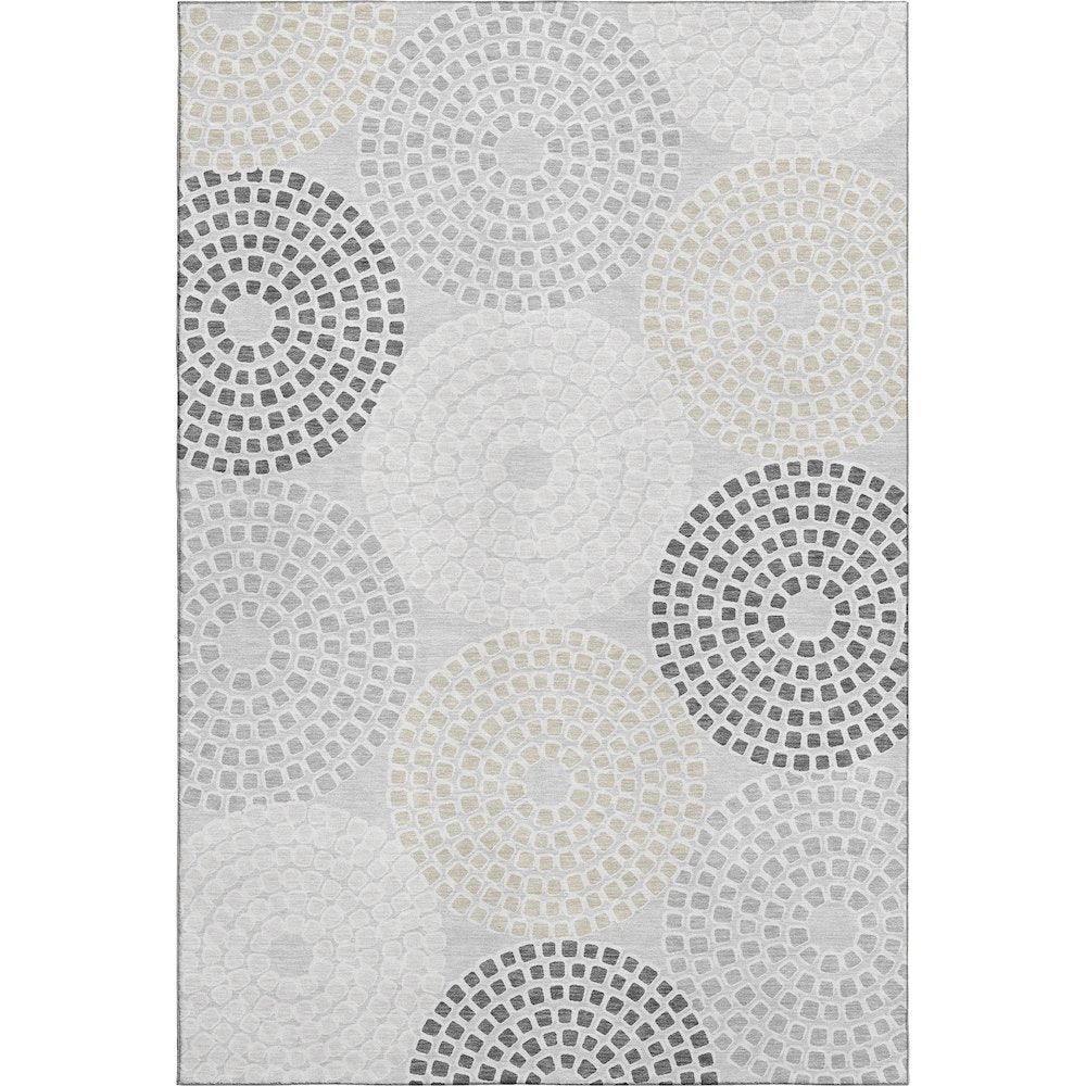 Premium Machine Washable Mayfield AMF882 Gray 3' x 5' Rug