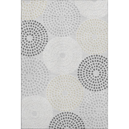 Premium Machine Washable Mayfield AMF882 Gray 3' x 5' Rug