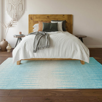 Premium Machine Washable Mayfield AMF886 Sky 3' x 5' Rug
