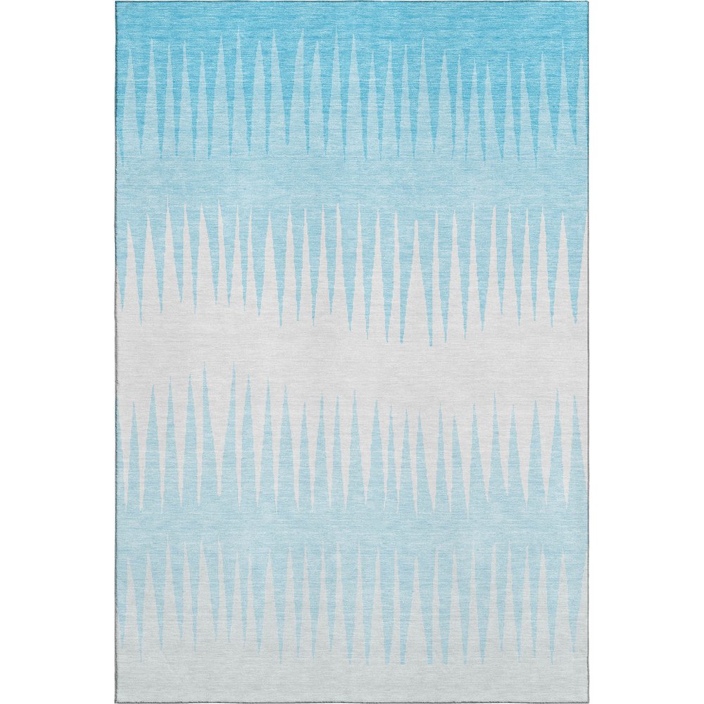 Premium Machine Washable Mayfield AMF886 Sky 3' x 5' Rug