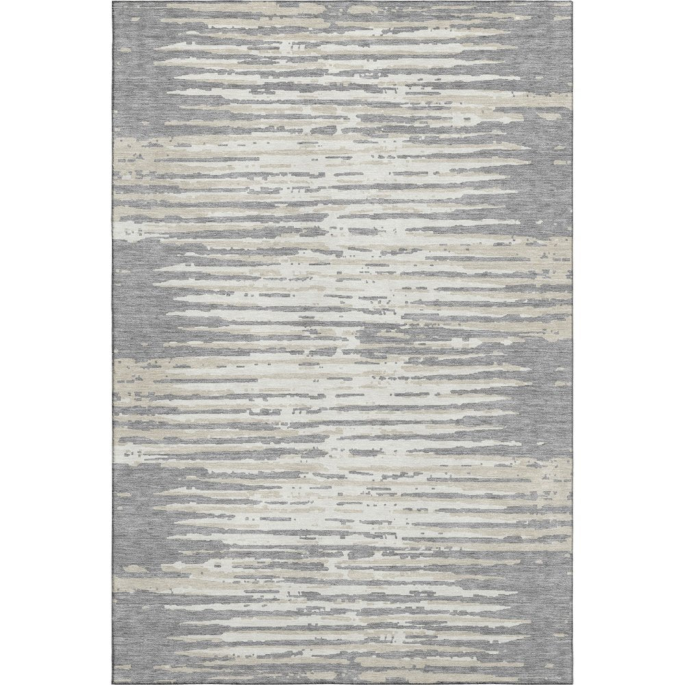 Premium Machine Washable Mayfield AMF888 Gray 3' x 5' Rug