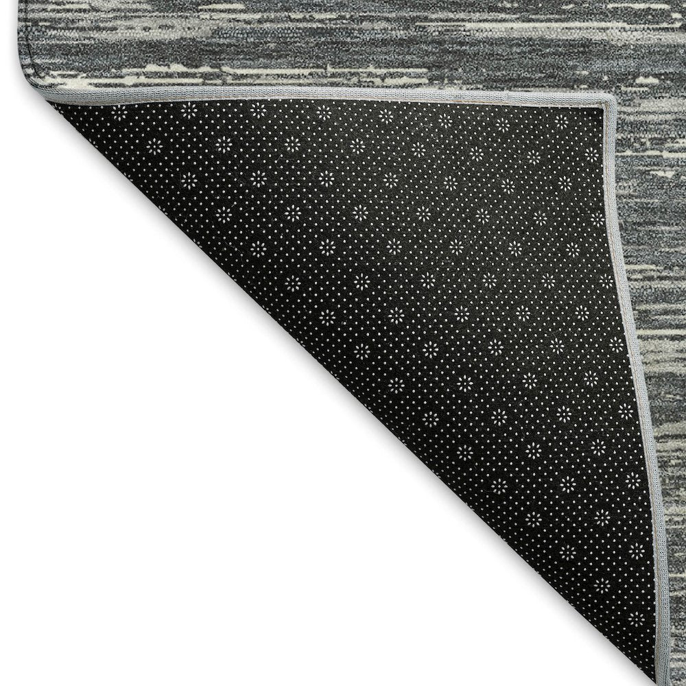 Premium Machine Washable Mayfield AMF896 Gray 2'3" x 7'6" Runner Rug