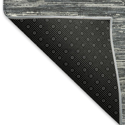 Premium Machine Washable Mayfield AMF896 Gray 2'3" x 7'6" Runner Rug