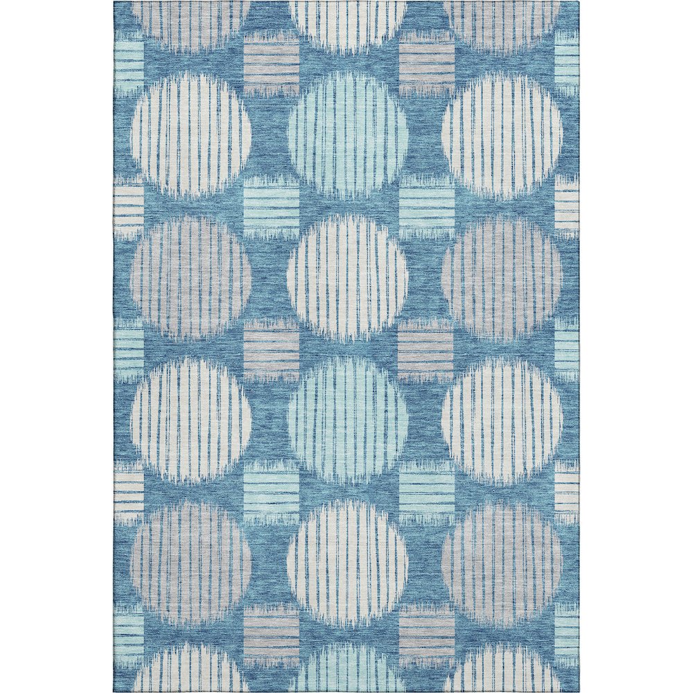 Premium Machine Washable Mayfield AMF900 Teal 3' x 5' Rug