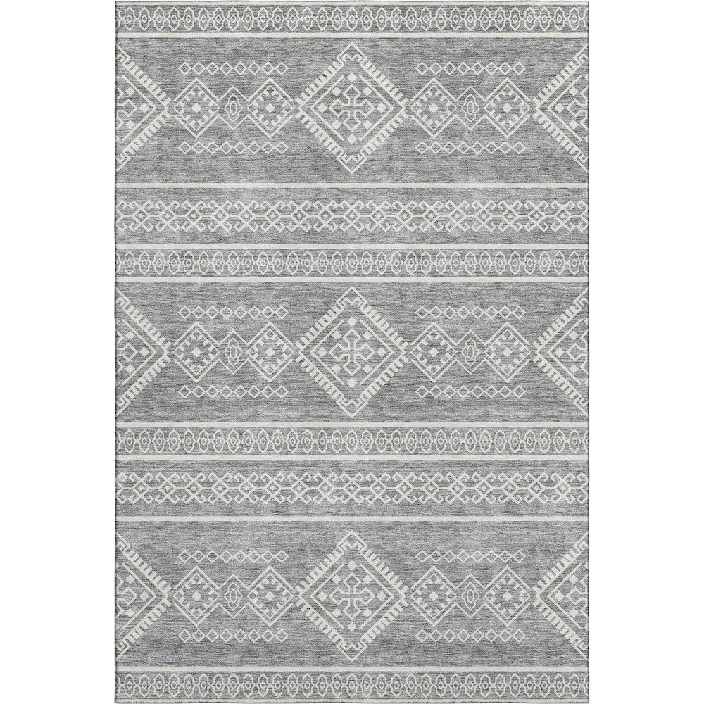 Premium Machine Washable Mayfield AMF901 Gray 3' x 5' Rug