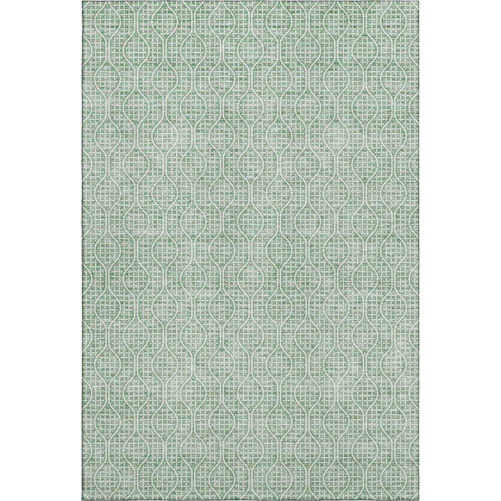 Premium Machine Washable Mayfield AMF926 Sage 3' x 5' Rug