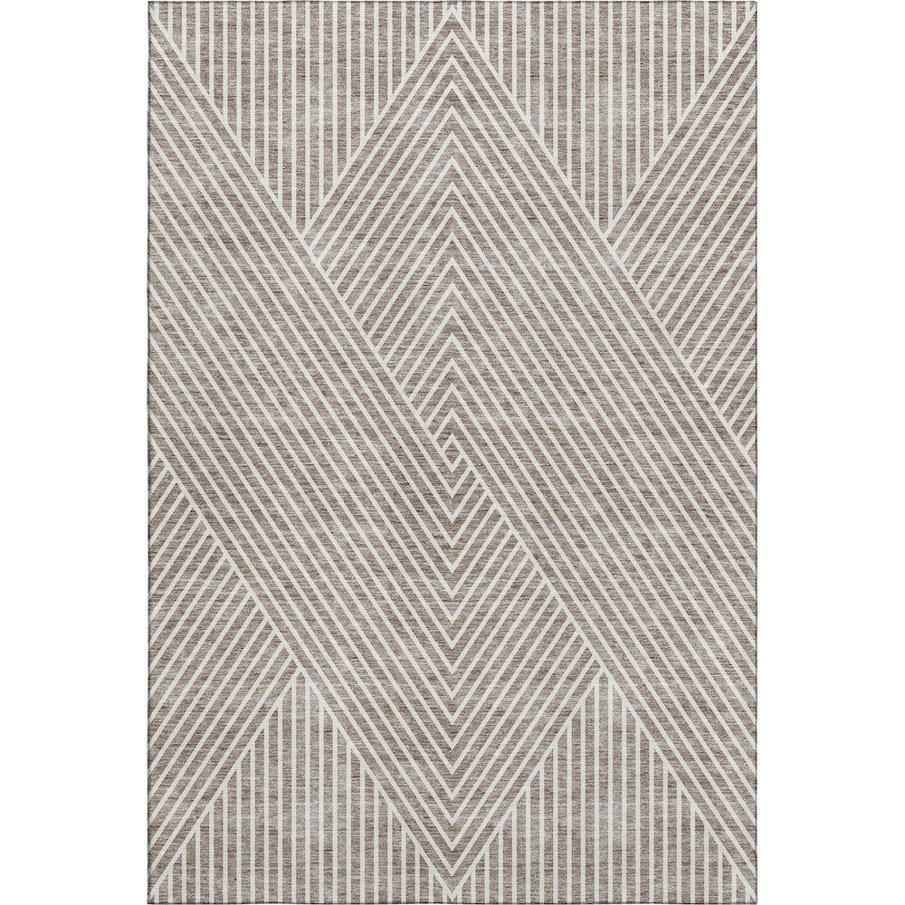Premium Machine Washable Mayfield AMF937 Taupe 3' x 5' Rug