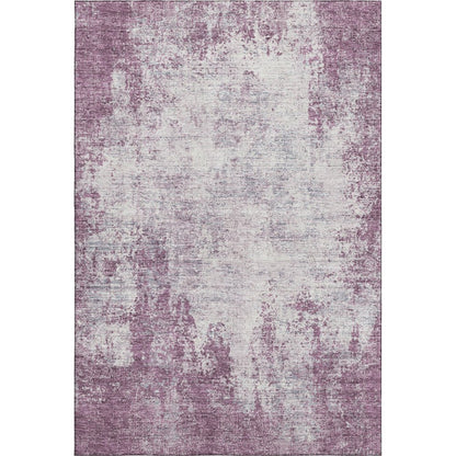 Premium Machine Washable Mayfield AMF940 Plum 3' x 5' Rug