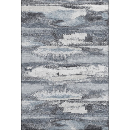 Premium Machine Washable Mayfield AMF942 Gray 3' x 5' Rug