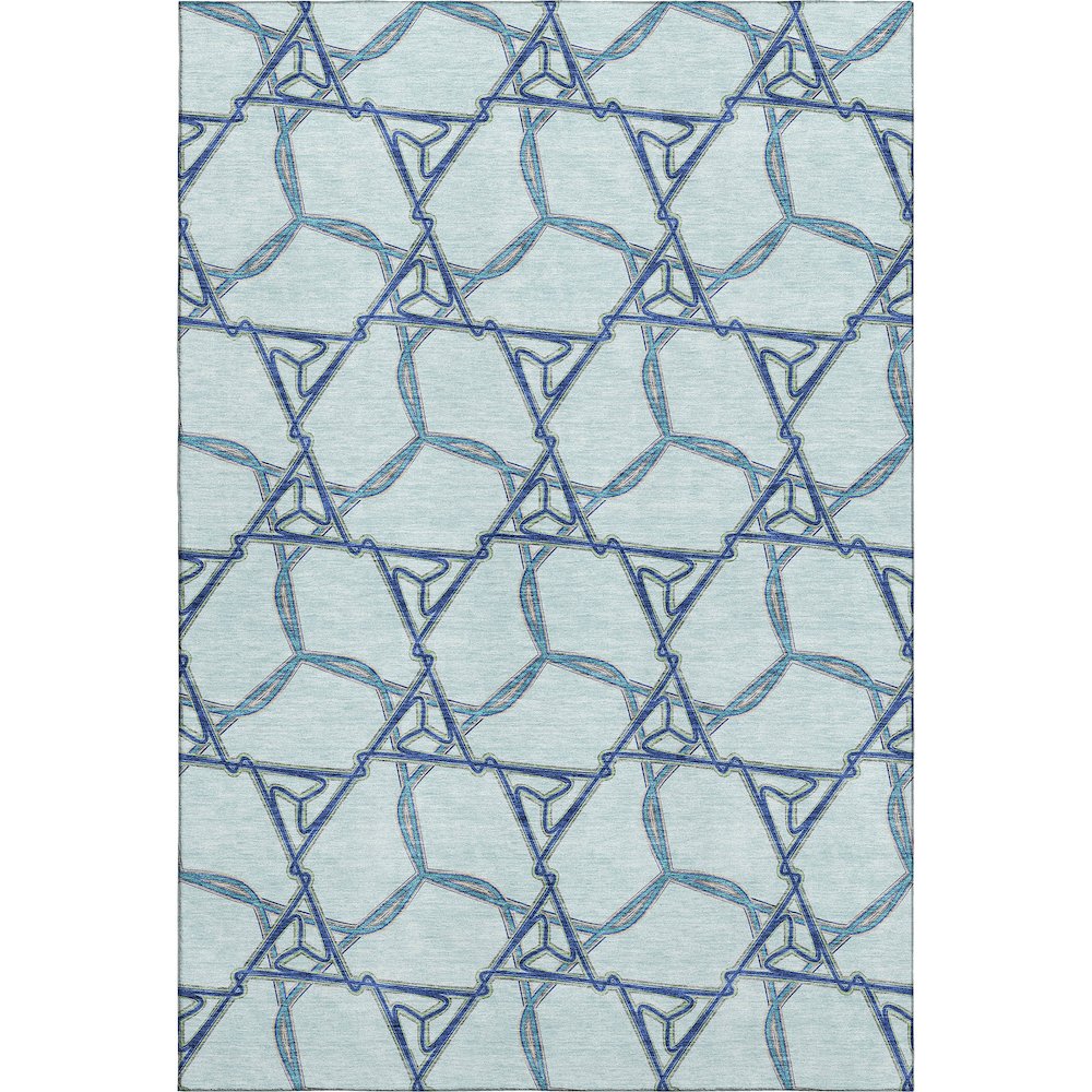 Premium Machine Washable Mayfield AMF959 Sky 3' x 5' Rug