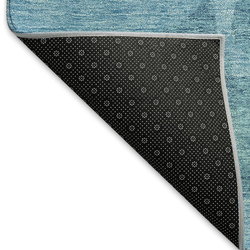 Premium Machine Washable Mayfield AMF961 Teal 2'3" x 7'6" Runner Rug