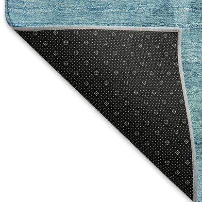 Premium Machine Washable Mayfield AMF961 Teal 2'3" x 7'6" Runner Rug