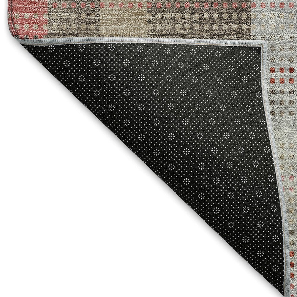 Premium Machine Washable Mayfield AMF966 Red 2'3" x 7'6" Runner Rug