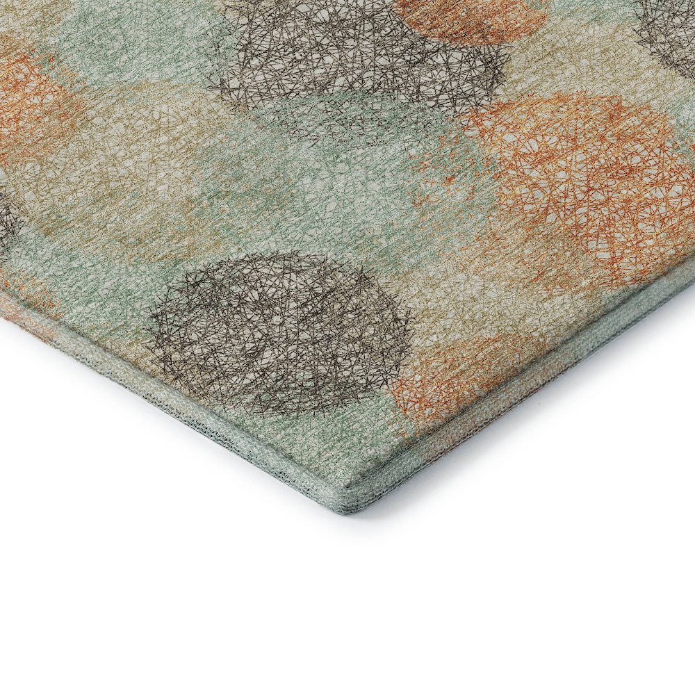 Premium Machine Washable Mayfield AMF977 Beige 2'3" x 7'6" Runner Rug